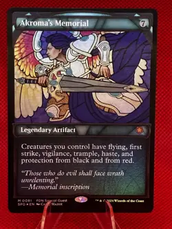 Akroma's Memorial (Showcase) (Foil) 81 MTG NM - Special Guests - Image 1