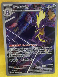 ⭐Toxtricity 103/094 ⭐Pokemon Full Art Phantasmal Flames Holo - Image 1