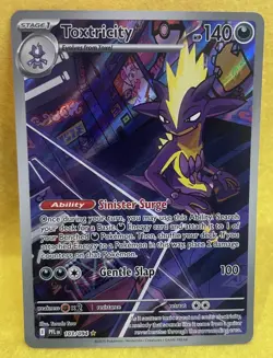 ⭐Toxtricity 103/094 ⭐Pokemon Full Art Phantasmal Flames Holo - Image 3