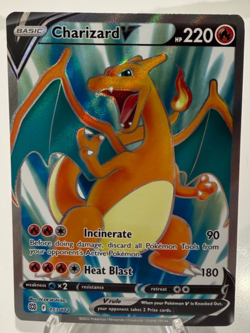 Pokemon Charizard V Full Art 153/172 Brilliant Stars Ultra Rare Holo 220 HP Card - Image 1