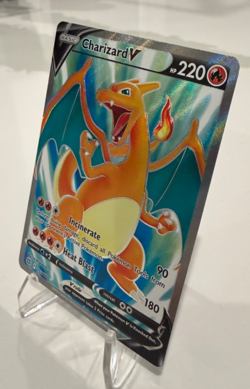 Pokemon Charizard V Full Art 153/172 Brilliant Stars Ultra Rare Holo 220 HP Card - Image 2