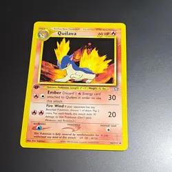 Pokemon Typhlosion Mysterious Treasures Reverse Holo Rare + Cyndaquil & Quilava - Image 3