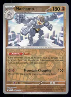 Machamp Reverse Holo Scarlet & Violet 151 #068/165 - Rare - Pokemon NM - Image 1