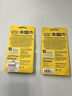 Pokemon XY Evolutions Check Lane Blister Set Of 2 Greninja And Weezing - Image 2