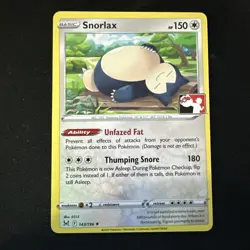 Snorlax 143/196 Pokemon Prize Pack Series 3 NM Lost Origin variant - Image 1