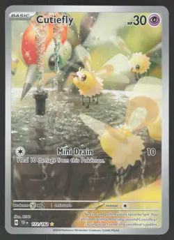 Cutiefly 172/162 Illustration Rare Pokemon TCG Temporal Forces NM - Image 1