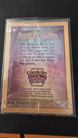 Ancient Mew Sealed Promo Pokemon Card 2000 Movie Edition - Image 1