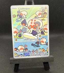 Clobbopus (207/191) ILLUSTRATION RARE Holo - 2024 Pokemon Surging Sparks NM - Image 1