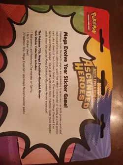 Pokemon Ascended Heroes Tech Sticker Collection Gastly - New Sealed - Image 4