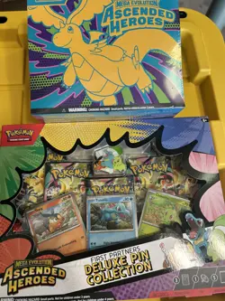 Pokemon TCG Ascended Heroes Elite Trainer Box (ETB) + Pin Collection Box – NEW - Image 1