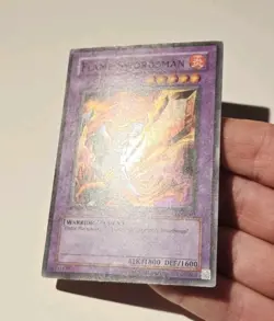 Yugioh Flame Swordsman LOB-003 Super Rare MP - Image 4