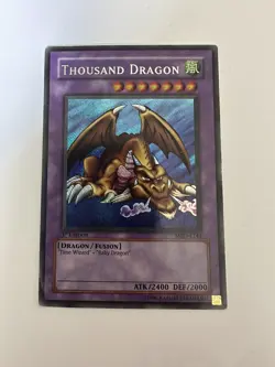 Thousand Dragon mrd-e143 1st Edition *MISPRINT - REVERSE* (MP) Secret Yu-Gi-Oh! - Image 1