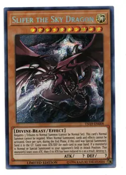 Yu-Gi-Oh Card: Slifer the Sky Dragon TN19-EN008 Secret Rare Limited Edition! NM - Image 1