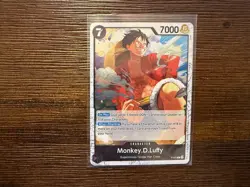 • Monkey D. Luffy • P-075 SR The Best Promo Holo Foil One Piece TCG NM - Image 1