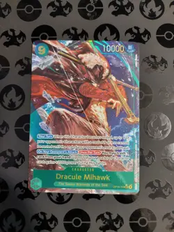 One Piece Dracule Mihawk OP14-119 Alternate Art SEC The Azure Sea's Seven NM - Image 1
