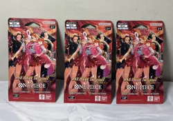 One Piece TCG Heroines Edition EB-03 English Sleeved Booster Pack - Lot of 3 New - Image 1