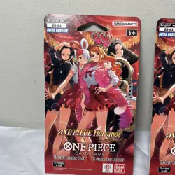 One Piece TCG Heroines Edition EB-03 English Sleeved Booster Pack - Lot of 3 New - Image 4