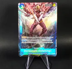 One Piece Donquixote Doflamingo OP01-073 Romance Dawn Alt Art Foil Rare Bandai - Image 1