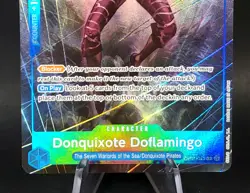 One Piece Donquixote Doflamingo OP01-073 Romance Dawn Alt Art Foil Rare Bandai - Image 4
