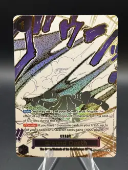 Ground Death (Alternate Art) OP14-096 The Azure Sea's Seven Foil One Piece NM - Image 1