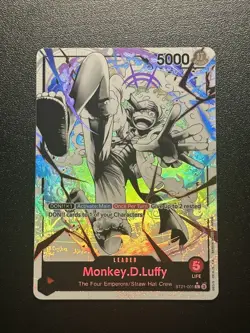 Monkey D. Luffy ST21-001 (Alt Art Leader) One Piece English - Image 1