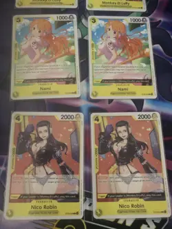 Starter Deck 25 NAMI & NIKO LOT OF 4 Cards mint One Piece Promo Cards Hot! - Image 1
