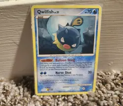 Pokemon Card Qwilfish LV.31 Secret Wonders 101/132 Non-Holo Common TCG HP - Image 1