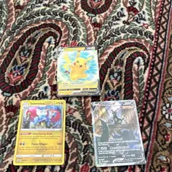 Pokemon TCG Card Lot Pikachu V, Salamence, Umbreon V & 3 More - 6 Cards - Image 1