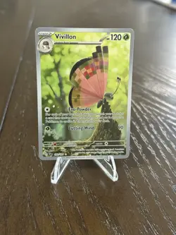 Pokemon TCG Vivillon Holo Illustration Rare Card 193/191 SV08 Surging Sparks - Image 1