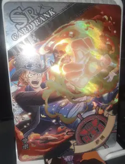 One Piece Collectible Set Anime Trading Card Rainbow Foil Holo SR Sabo OP01-SR30 - Image 1