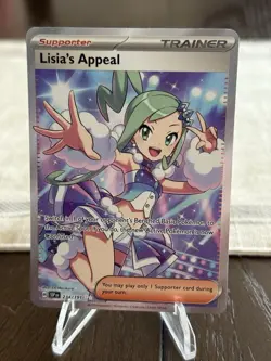 Pokemon TCG Lisia's Appeal Holo Full Art Ultra Rare Card 234/191 Surging Sparks - Image 1