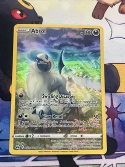 Pokemon TCG Absol Crown Zenith: Galarian Gallery Holo Ultra Rare Card GG16/GG70 - Image 3