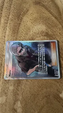 Nanu - 179/181 - Pokemon Team Up Sun & Moon Full Art Ultra Rare Card NM - Image 2