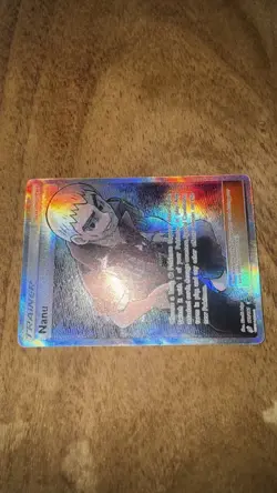 Nanu - 179/181 - Pokemon Team Up Sun & Moon Full Art Ultra Rare Card NM - Image 3