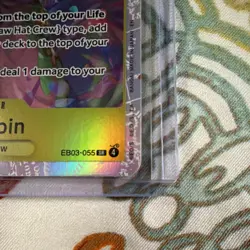 Nico Robin EB03-055 SR Foil English One Piece TCG Card Near Mint - Image 5