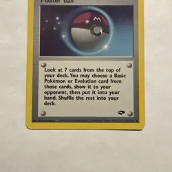 MASTER BALL - Gym Challenge - 116/132 - Trainer - Uncommon - Pokemon Card - Image 4