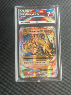 Pokemon TCG XY Evolutions M Charizard EX Ultra Rare Card 13/108 ACE 7 - Image 1