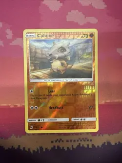 Pokemon Card Cubone Crimson Invasion Reverse Holo Common 52/111 Near Mint - Image 1