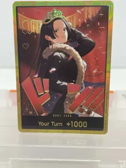 DON!! Card (Boa Hancock) (Gold) One Piece Heroines Edition Foil English NM - Image 1