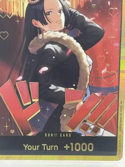 DON!! Card (Boa Hancock) (Gold) One Piece Heroines Edition Foil English NM - Image 5