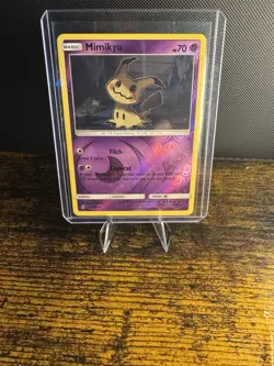 Pokemon Mimikyu Holo Rare Reverse Holo Sm-Guardians Rising 58/145 Card - Image 1