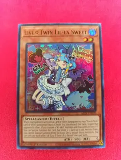 ALIN-EN028 Live Twin Lil-la Sweet Ultra Rare Yu-Gi-Oh Card 1st Edition New - Image 1
