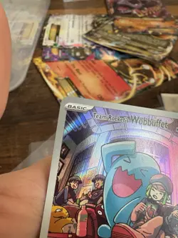 Team Rocket's Wobbuffet 203 Sv: Scarlet & Violet Promo Cards Holo - Image 2