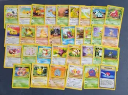 Complete Set Of 32 Uncommon & Common 1999 Jungle Set Pokemon Cards Unlimited - Image 2