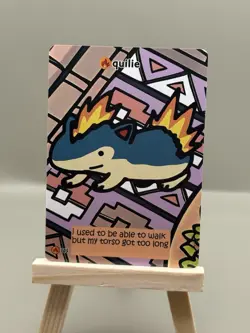 Pokiebubies V2 1st Edition Quilie 105 Pokemon Fan Art Card Set 2 Cyndaquil - Image 1