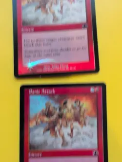 Panic Attack x2 Sorcery MTG CARD OLD BORDER FOIL 2 CARD. PROPHECY JUNE 2000. - Image 3