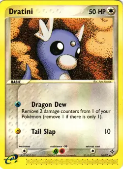 Pokemon TCG Dratini Card 26/97 Regular Reader Dragon VLP - Image 1
