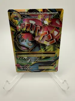 Pokemon M Venusaur EX XY Ultra Rare Full Art Mega Card 100/108 230 HP - Image 2