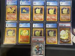 Graded Pokemon Card Lot - Mostly CGC Ninetales Base Set + More - Image 2