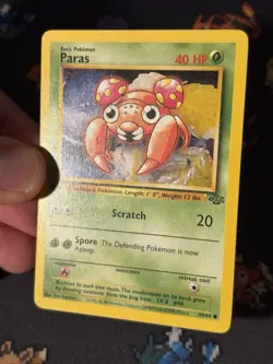 Pokemon Cards Paras 59/64 Jungle FIRST EDITION WOTC - (NM-) #1 - Image 2
